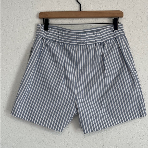 NWT Tahari Cotton Blue Striped Shorts - Picture 5 of 6